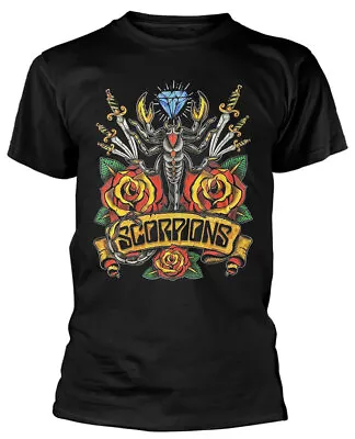 Buy Scorpions 'Traditional Tattoo' (Black) T-Shirt - NEW & OFFICIAL! • 16.29£