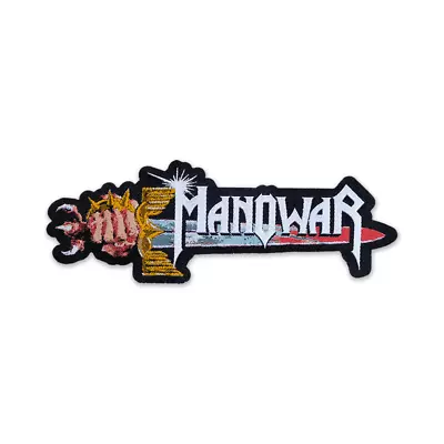Buy Manowar Woven Patch Battle Jacket Battle Vest Heavy Metal • 9.50£