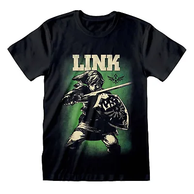 Buy Nintendo The Legend Of Zelda Hero Of Hyrule Black T-Shirt OFFICIAL • 14.89£