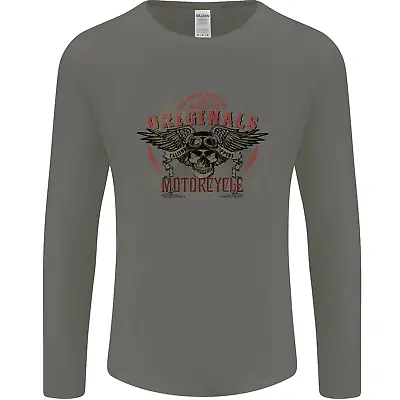 Buy Rebel Wings Motorcycle Originals Mens Long Sleeve T-Shirt • 11.99£