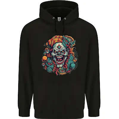 Buy Horror Clown Halloween Satan Evil Skull Demon Mens 80% Cotton Hoodie • 19.99£