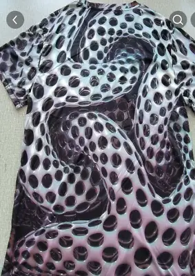 Buy Mens T-Shirt Optical Illusion 3D Snake Design T, Size XL(42( )BN • 12.99£