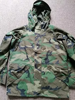 Buy US Army Camo Cold Weather Parka ECWS Size Medium Regular Official Issue P2p 24  • 19£