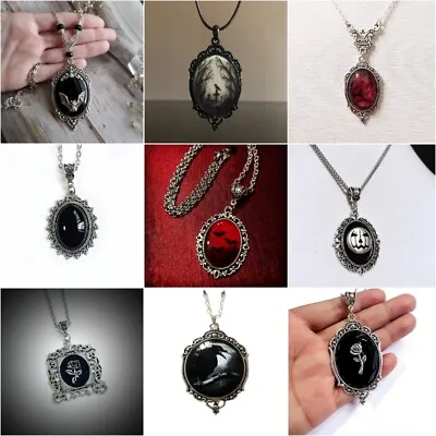 Buy 925 Silver Vintage Retro Necklace Gothic Women Men Party Band Jewelry Gifts • 4.14£