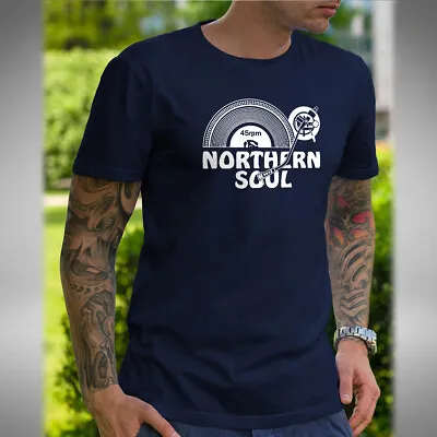 Buy Northern Soul Men's T-Shirt Blues Mod Vinyl Record Junkie The Twisted Wheel  • 9.99£