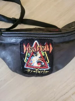 Buy Def Leppard Hysteria Tour BROCKUM Bag Concert Merch 80s Rare Pack Leather  • 37.75£