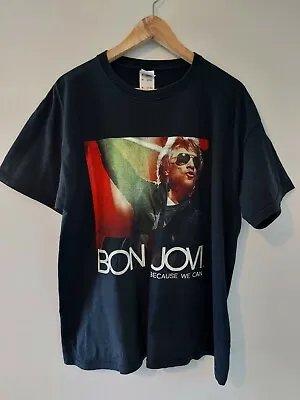 Buy Bon Jovi Because We Can 2013 Australian Tour Mens Tshirt XL Rock Merch Sambora • 12.64£