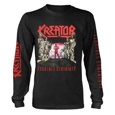 Buy KREATOR - TERRIBLE CERTAINTY BLACK (FOTL) Long Sleeve Shirt XX-Large • 27.02£