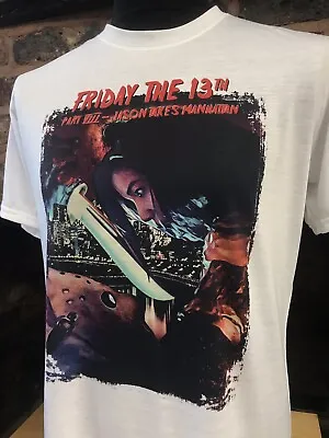 Buy Friday The 13th Part 8 Jason Takes Manhattan T-shirt Mens & Women’s Sizes S-XXL • 15.99£
