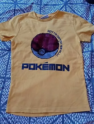Buy Next Yellow Pokemon T Shirt Age 9 Years • 10£