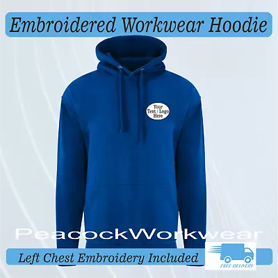Buy Workwear Hoodie, Personalised Embroidered Hoodie, Custom Workwear Uniform. • 18£