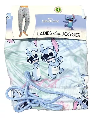 Buy Lilo And Stitch Pajamas Womens X-Large 16-18 Ladies Sleep Jogger Lounge Pant PJs • 18.81£