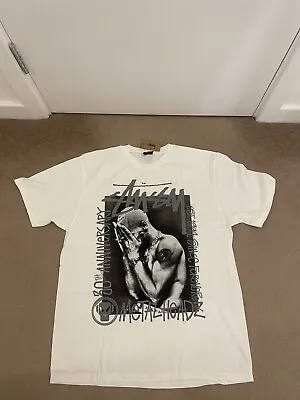 Buy Stussy & Goldie Metalheadz 30 Tee T-Shirt | White | Medium | IN HAND FAST SHIP • 59.99£