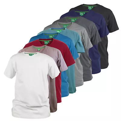 Buy D555 Kingsize Mens Cotton V Neck T-Shirt 9 Colours 2XL-8XL (SIGNATURE-KS) • 15.50£