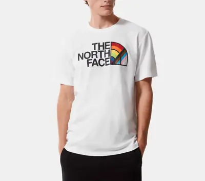 Buy The North Face Men's Pride Logo T-Shirt / White / Medium / RRP £32 • 17£