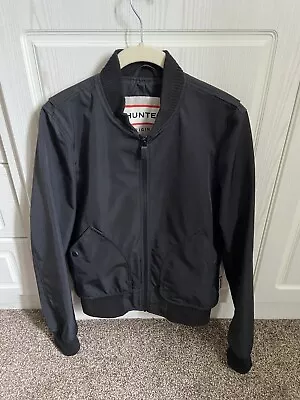 Buy Hunter Ladies Black Bomber Jacket UK 10 - Excellent Condition • 15£