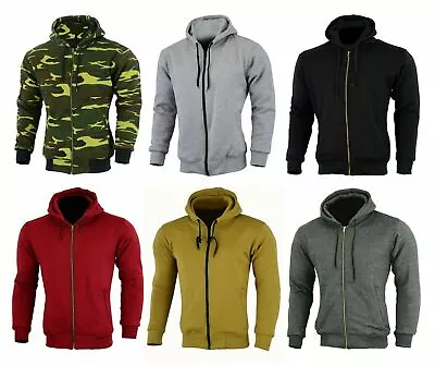 Buy Motorcycle Motorbike Mens Hoodie Full Protective Armour Lined Fleece Protection • 35.95£