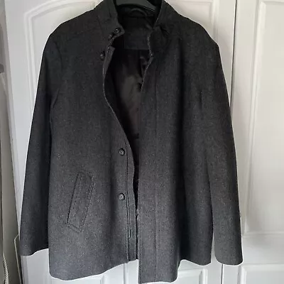 Buy Mens Wool Jacket Size L 42-44 Chest Only Worn Once • 18£