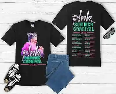 Buy Pink P!nk Singer Summer Carnival 2024 World Tour T Shirt Men Women T-shirt P5B6 • 17.95£