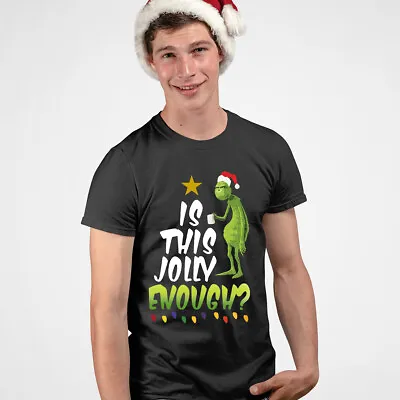 Buy Funny Grumpy Grinch Green Present Funny Family Matching Christmas T Shirt #MC#11 • 9.99£