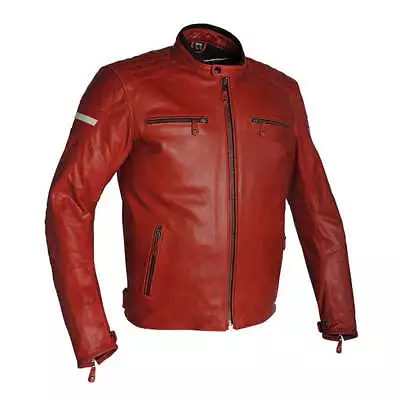 Buy Richa Daytona Motorcycle Motorbike Leather Jacket Red - UK 38 • 216.32£