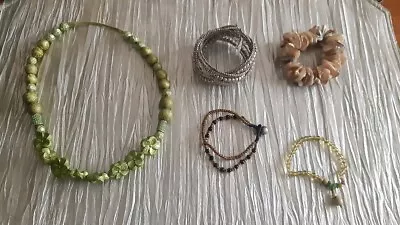 Buy Joblot Bundle Boho Festival Jewellery Necklace Bracelets • 2.99£