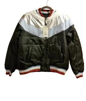 Buy EV1 Ellen DeGeneres Women’s Chevron Quilted Puffer Jacket Multi Color XXL NWT  • 15.33£
