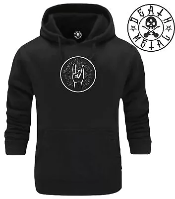 Buy Rock On Hoodie Music Clothing Pop Hip Hop Goth Punk Band Retro Classic Gift Top • 17.99£