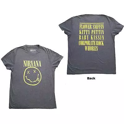 Buy Nirvana Unisex T-Shirt: Yellow Smiley OFFICIAL NEW  • 19.91£