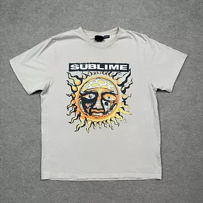 Buy Sublime T Shirt Womens Size 2XL Gray Short Sleeve Rock Band Boxy Fit • 9.60£