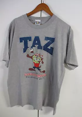 Buy Vintage Looney Tunes T-Shirt, TAZ Tasmanian Devil Active Wear - Men's Size XL • 16.89£