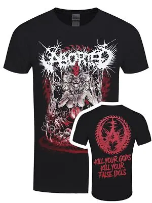 Buy Aborted T-shirt Baphomet Men's Black • 17.99£
