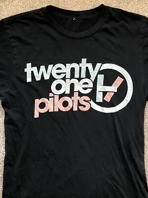 Buy Twenty One Pilots Logo Shirt Women’s Size Large • 9.61£