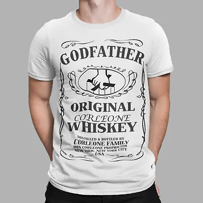 Buy The Godfather T-Shirt Whiskey Corleone Family Movie God Father Retro Italina Tee • 6.99£