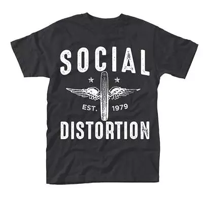 Buy Social Distortion 'Winged Wheel' T Shirt - NEW • 15.99£