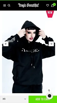 Buy Tragic Beautiful Last Rite Hoodie XL Killstar Mary Wyatt Goth Emo Alternative • 45£