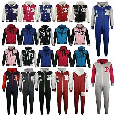 Buy New Kids Girls Boys Baseball Hooded Jacket Hoodie R Fashion Fox 61 Size 7-13year • 9.99£