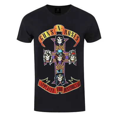 Buy Guns N Roses T-Shirt Appetite For Destruction New Black Official • 14.95£