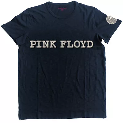 Buy Blue Pink Floyd Dark Side Of The Moon Patch Official Tee T-Shirt Mens • 15.99£