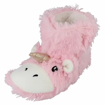 Buy Spot On Childrens Unicorn Bootee Slippers - X2111 • 9.99£