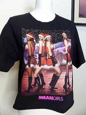 Buy Mean Girls Merch Crop Top T Shirt Black Xmas Scene Movie 90s Size M/L • 18.99£