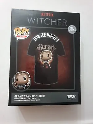 Buy Pop Tees. The Witcher Geralt T-Shirt. Size XL • 13.99£