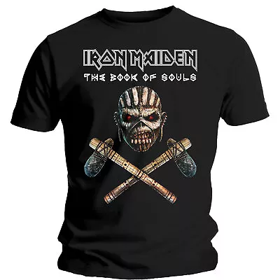 Buy Iron Maiden Book Of Souls Eddie Stone Clubs Licensed Tee T-Shirt Men • 17.13£