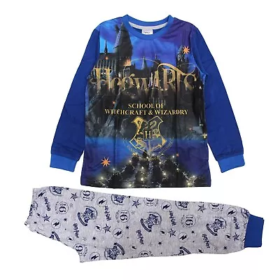 Buy Licensed Boys Harry Potter School Hogwarts Pyjamas Pjs Age 7-8 Years • 8.95£