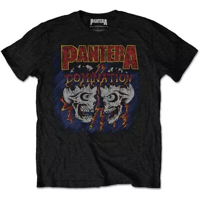 Buy Pantera 'Domination' Black T Shirt - NEW • 15.49£
