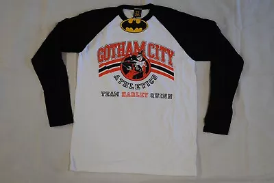 Buy Batman Team Harley Quinn Gotham City Baseball Jersey T Shirt New Official Rare • 10.99£