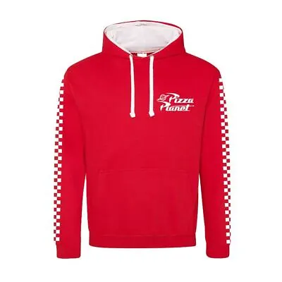 Buy Disney Toy Story Pizza Planet Red Pullover Hoodie • 19.95£