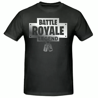 Buy Battle Royale Tshirt, Childrens Tshirt, Childrens Gaming Tshirt ( Silver Slogan) • 7.99£
