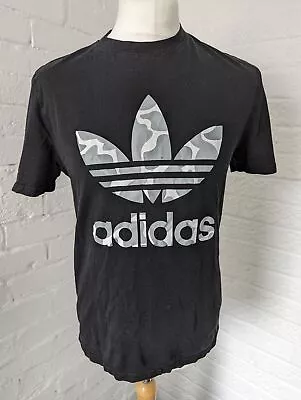 Buy Adidas Spellout Camouflage T Shirt - Size L - Black - Cotton - P2P 20  • 9.95£
