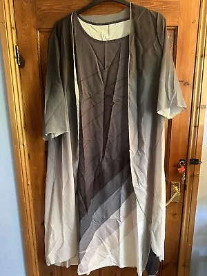 Buy Easy Pack Polyester Dress And Jacket In Grey Shade Size 5XL Or Ladies 22 • 2£